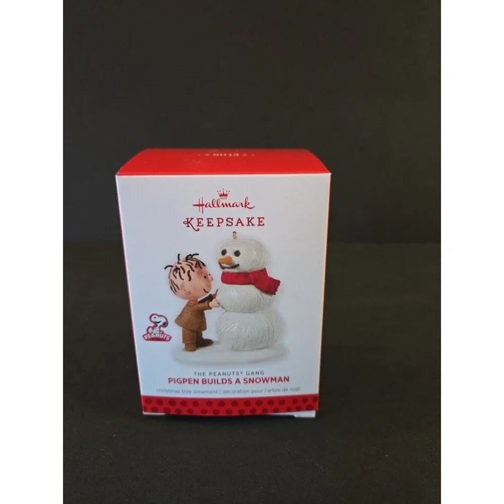 2013 Hallmark “Pigpen Builds A Snowman” The Peanuts Gang Christmas Ornament